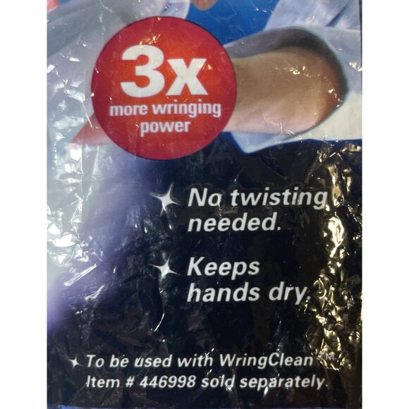 Mr. Clean Wring Clean Cotton Mop Head Blue Refill 446999 - Picture 2 of 4